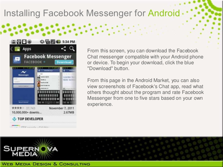 Messenger app for android download